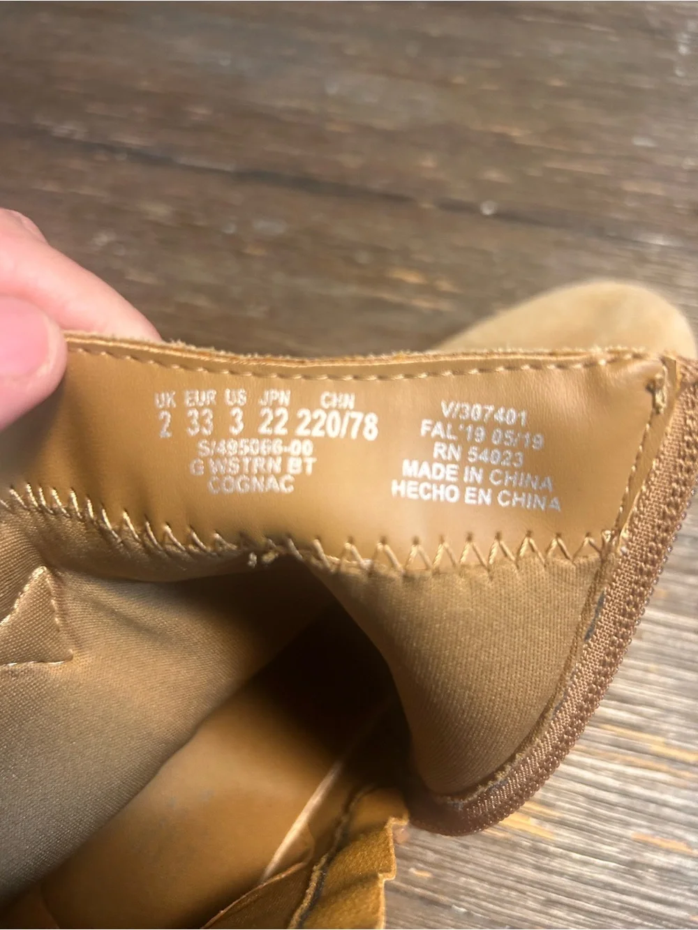 Gap girls western suede boots size 2 youth